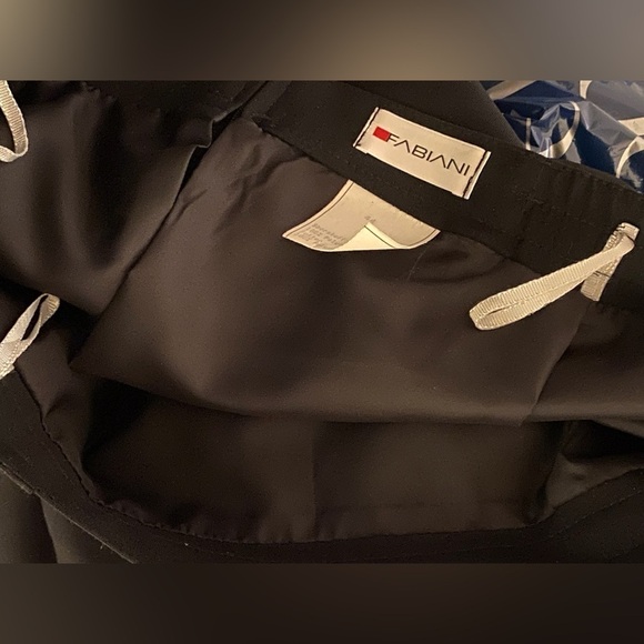 Fabiani Black Midi Long Cropped Workwear Skirt Women's Size 12 Large - Picture 9 of 10